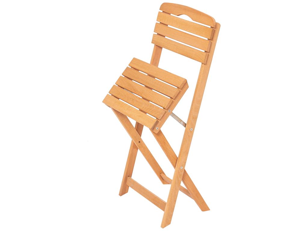 Chaise de jardin en bois de hêtre 40x30x81 COCR73491
