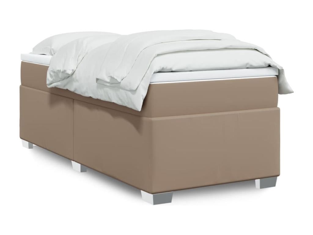 Sommier à Lysvia de lit avec matelas Cappuccino 90x200 cm PPVG90640