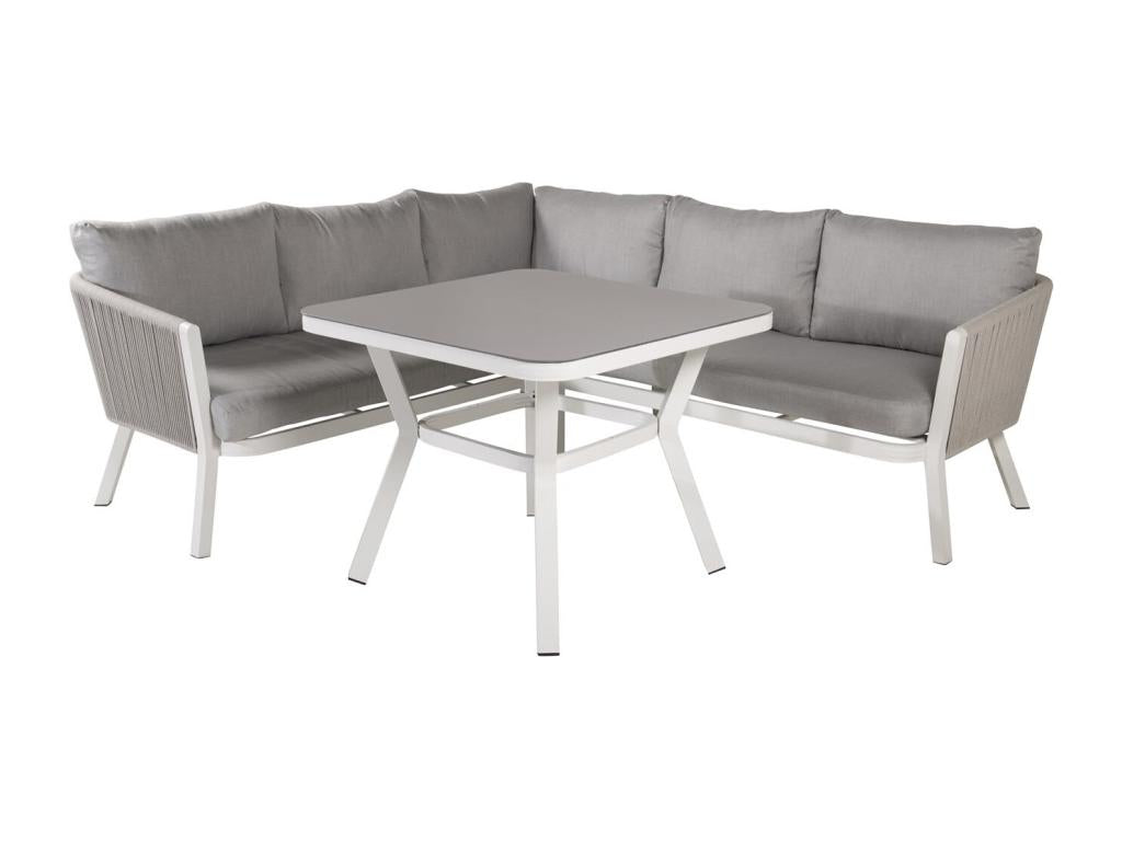 Ensemble Lysvia 2 parties gris blanc EUCC13042