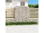 Panier de gabions arqué 200x50x220/240 cm Fer galvanisé JQOT34150