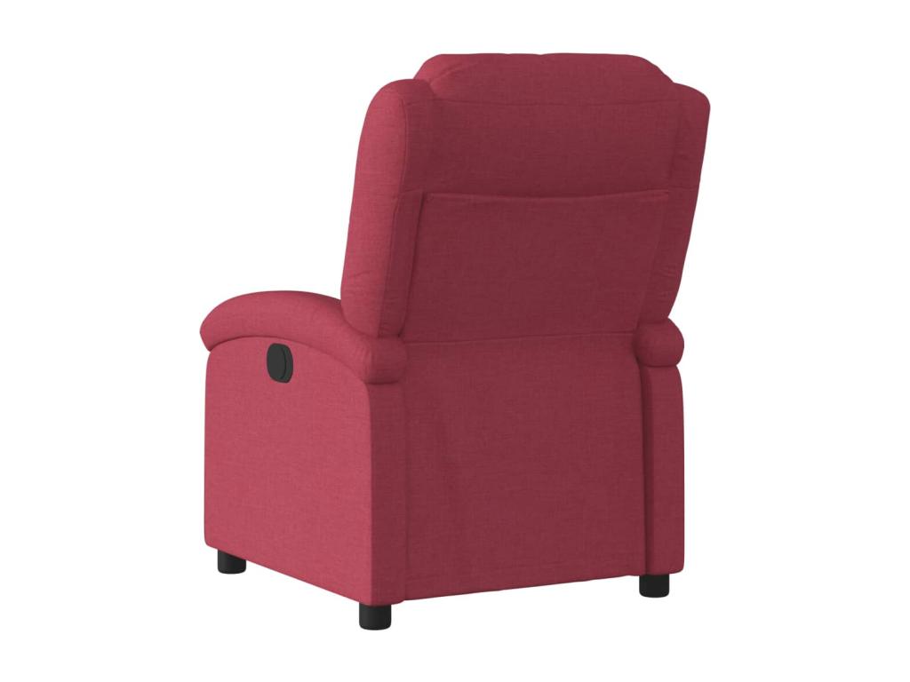Fauteuil inclinable Rouge bordeaux Tissu VLGE03359