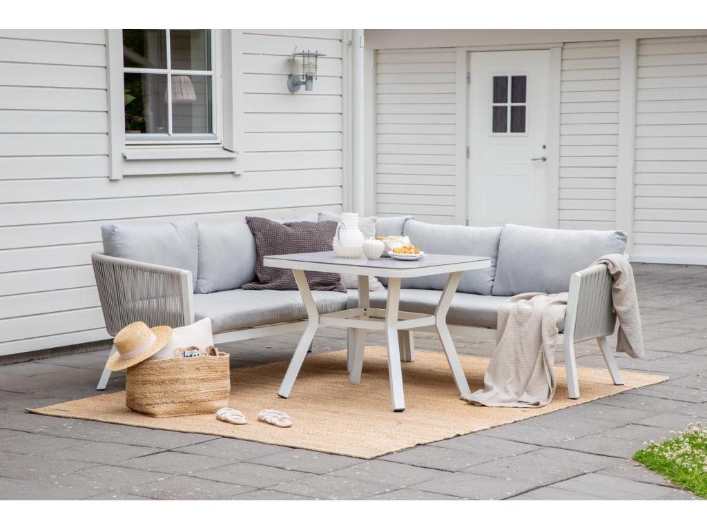 Ensemble Lysvia 2 parties gris blanc EUCC13042