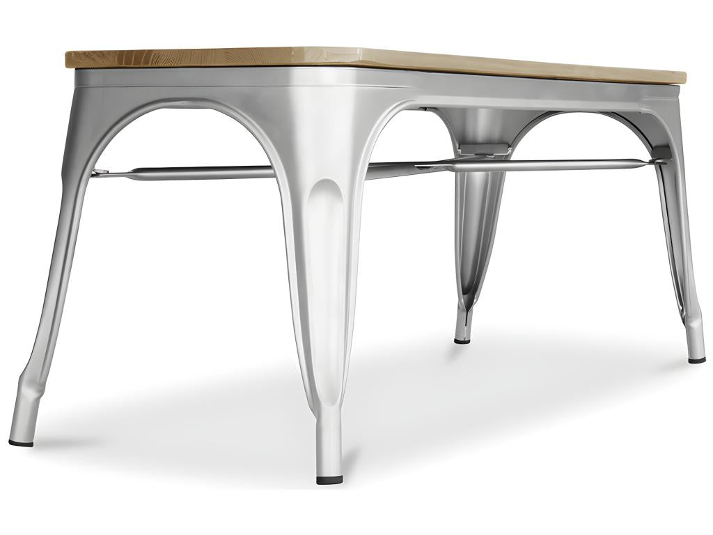 Banc - Design Industriel - Bois et Métal - Lysvia Acier LEMC48519