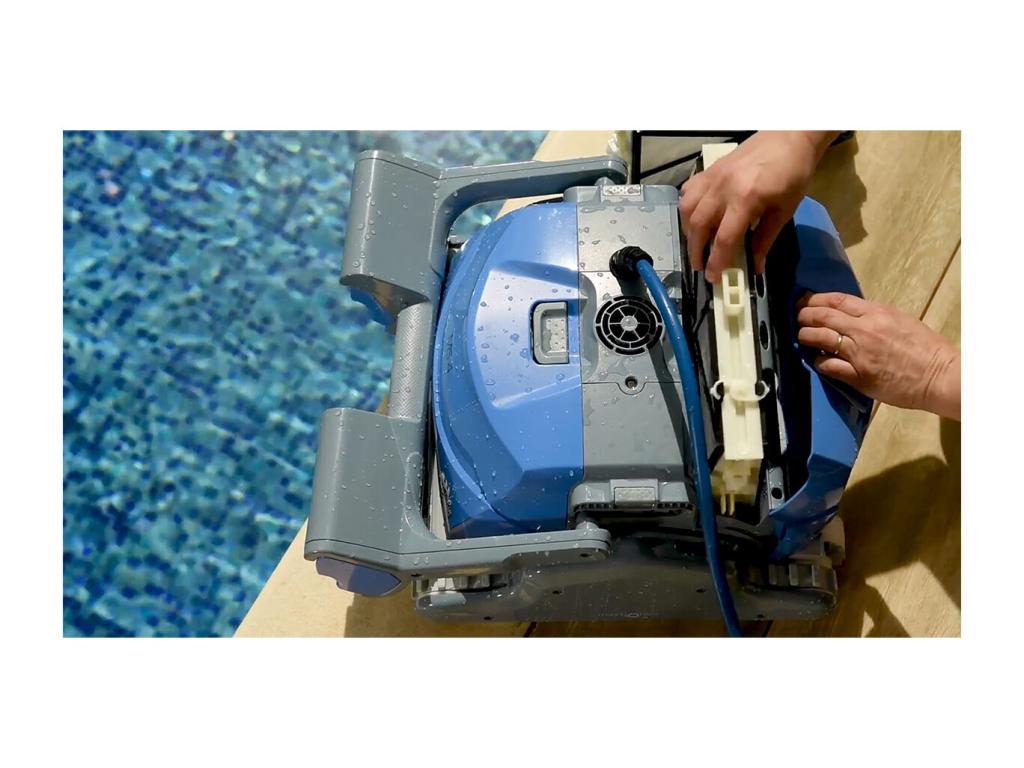 Lysvia Robot électrique de piscine fond parois et ligne d'eau avec chariot - ms4 UMCP99513