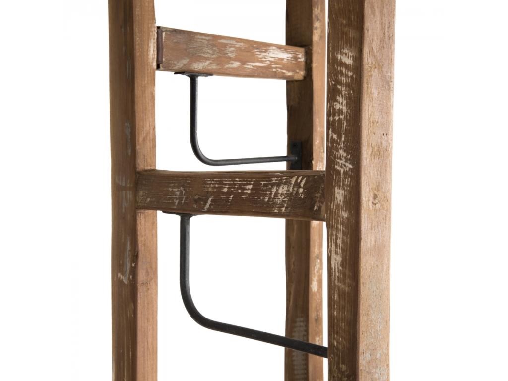 Dormeva - Portemanteau marron 3 'ventaux' teck recyclé et métal GWPY79226