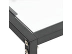 Table console Transparent 180x35x75.5 Verre trempé 2 PRDI27093