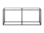 Table console Transparent 180x35x75.5 Verre trempé 2 PRDI27093