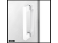 Porte de Douche avec Paroi Latérale - 120x70x200 - BLANC MAT - PRIME - DROITE SVSC88636
