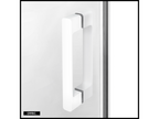 Porte de Douche avec Paroi Latérale - 120x70x200 - BLANC MAT - PRIME - DROITE SVSC88636