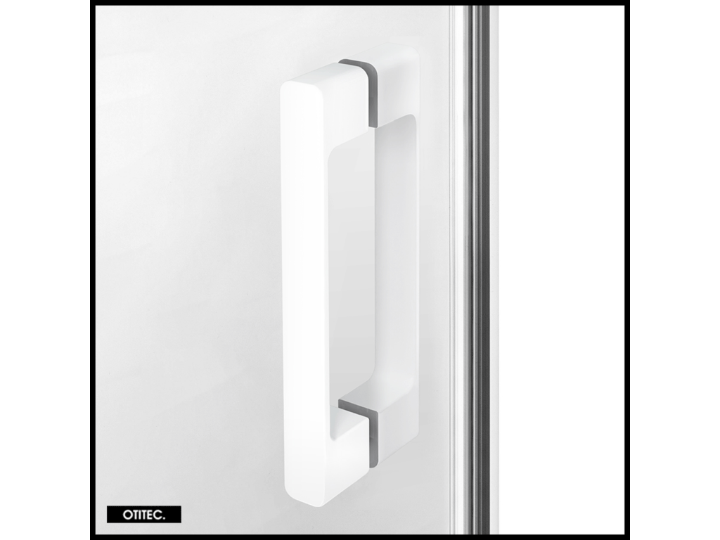 Porte de Douche avec Paroi Latérale - 120x70x200 - BLANC MAT - PRIME - DROITE SVSC88636