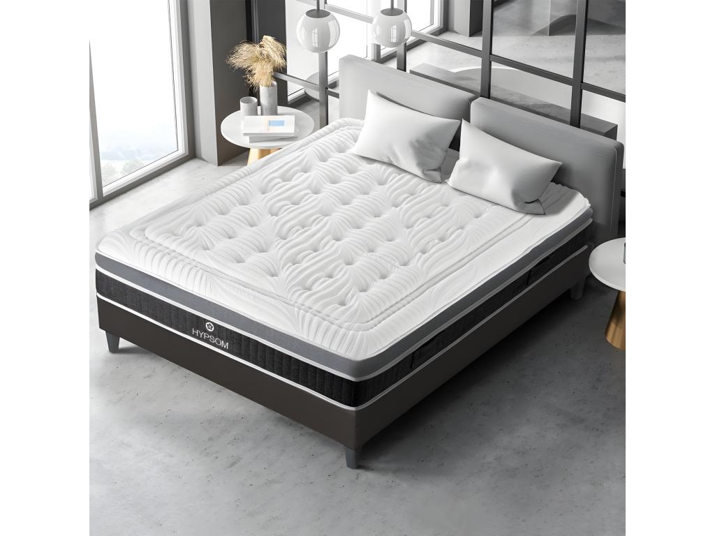 Elariva - Matelas 140x200 cm - Mousse avec mémoire de forme LVQC23215