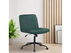 Chaise de bureau - Velours - Vert - Elariva EUYO14540