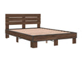 Cadre de lit sans matelas chêne marron 140x190 cm SWTO20367