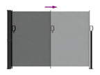 Auvent latéral rétractable anthracite 140x300 cm UEYJ13303
