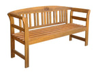 Banc de jardin meuble bois marron 157x45x82.5 cm 02 0011457 BKWA44152