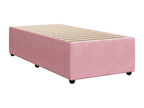Sommier à de lit et matelas Rose 80x200 cm Velours KWOB01531
