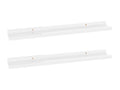 Etagères murales 2 pcs Blanc brillant 60x9x3 WAEU84205