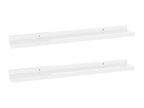 Etagères murales 2 pcs Blanc brillant 60x9x3 WAEU84205