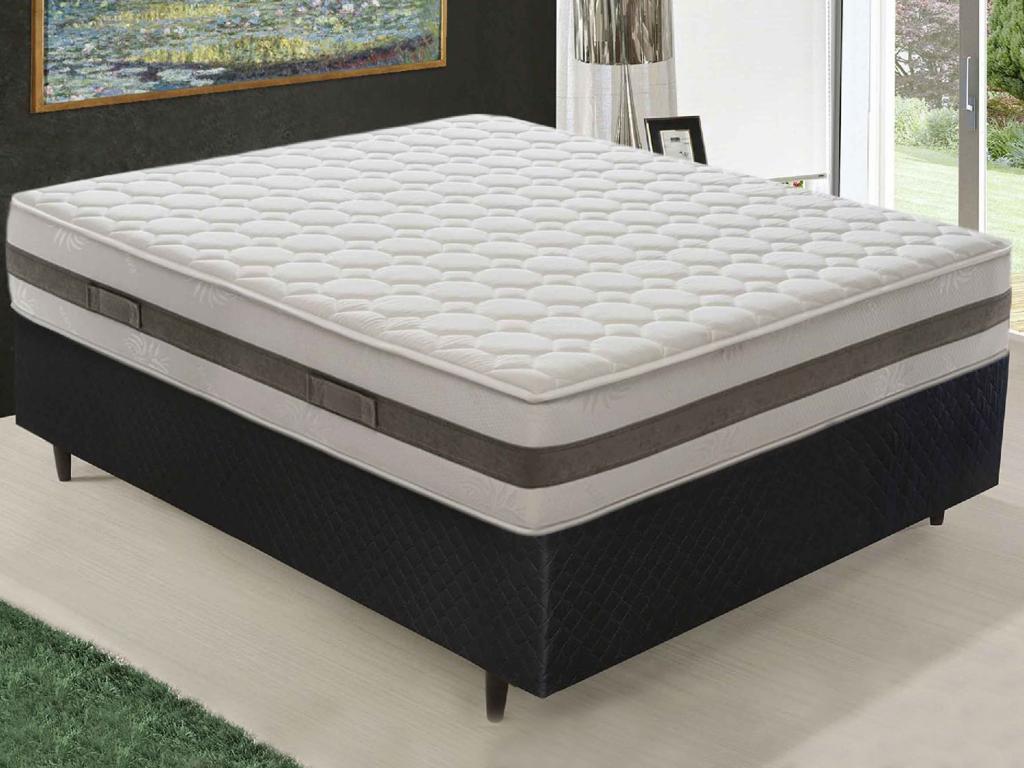 Matelas à mémoire de forme - Hauteur 29cm - 7cm de mousse à mémoire - avec zones différenciées 100x200 cm BDEA84111