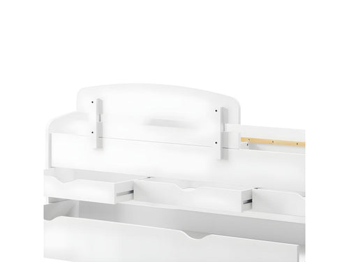 Barrière de sécurité en aggloméré blanc 35x5x105 IKTB83295