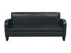Ensemble de canapés 2 pièces cuir synthétique noir ONRR35396
