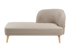 Chaise longue Tissu Marron clair Côté droit DYDW11833