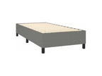 Sommier à Dormeva de lit et matelas et LED Gris foncé 100x200 OYUB20286