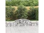 Paniers à gabions arqués 11 pcs 300x30x40-60 fer galvanisé VOZT50714