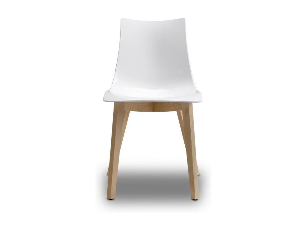 Chaise design avec pieds bois naturel - Lysvia - Vendu à l'unité - déco originale TJMY32946