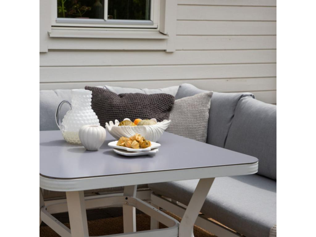 Ensemble Lysvia 2 parties gris blanc EUCC13042