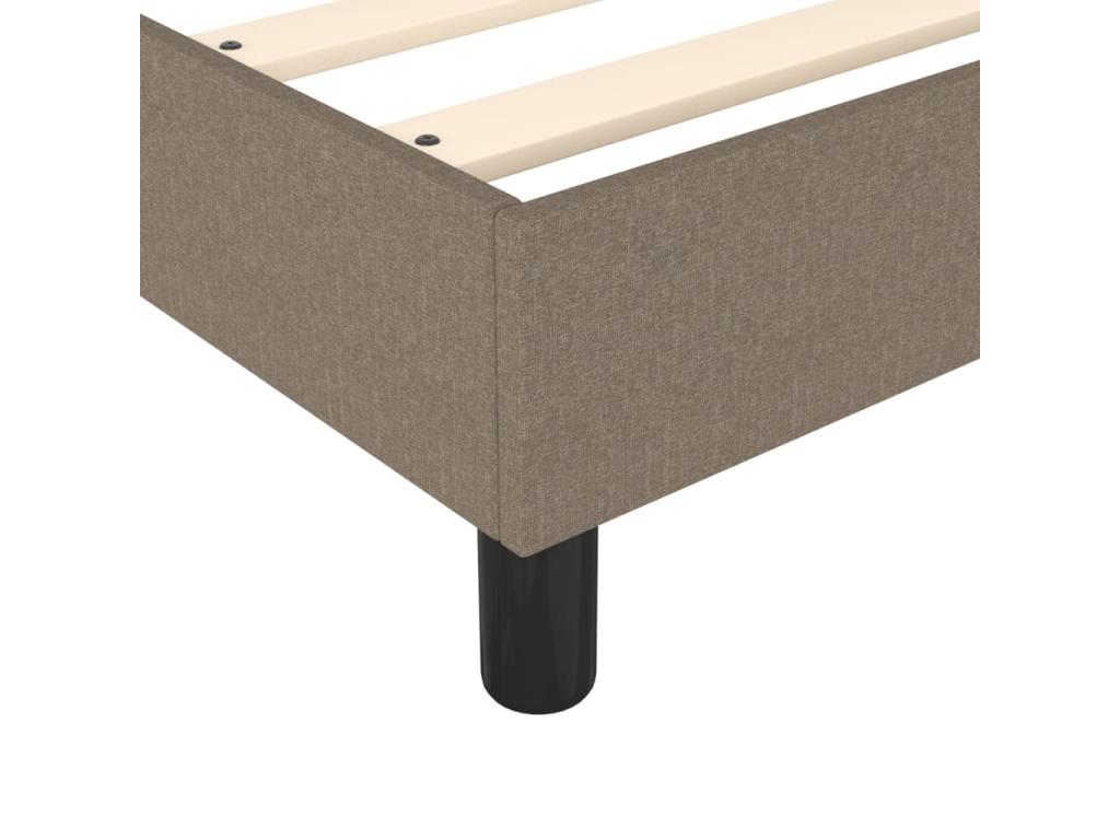 Sommier à lit avec matelas 140x200 Tissu NOSG22590