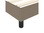 Sommier à lit avec matelas 140x200 Tissu NOSG22590