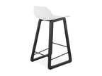 Tabouret de Bar Design Lysvia 87cm Blanc / Noir YFVZ31711