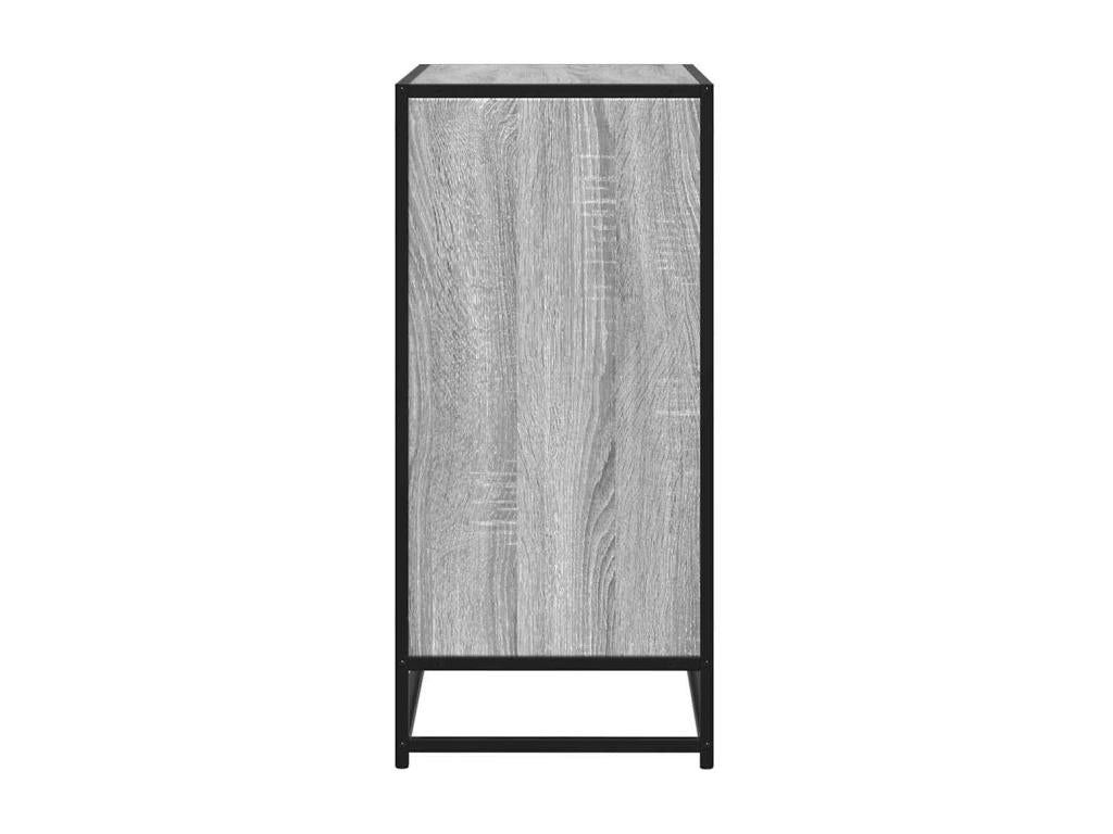 Buffet Lysvia gris 68x35x76 cm bois d'ingénierie PBZD20388