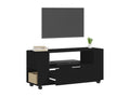 Meuble TV noir 102x34,5x43 cm bois d'ingénierie TXFB74102