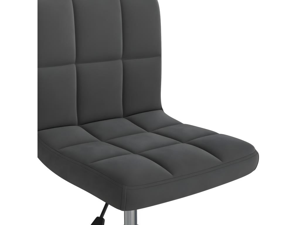 Chaise pivotante de bureau Noir Velours WMKR83129