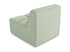 Fauteuil pour canapé modulable en tissu texturé - vert clair - Dormeva LFDF34425