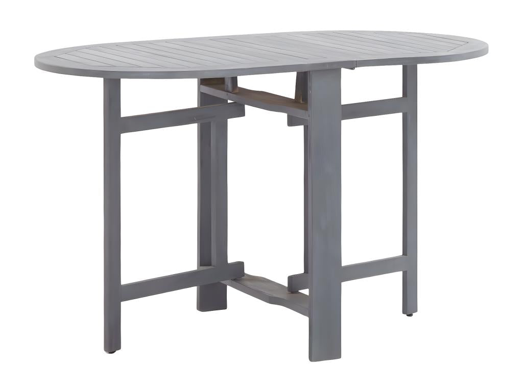 Elariva Premium - Table de jardin Gris 120x70x74 cm Massif du Bois d'Elariva YUTG98418