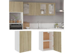 Armoire Chêne Lysvia 39,5x31x60 cm Bois d'ingénierie suspendue SGYW14801