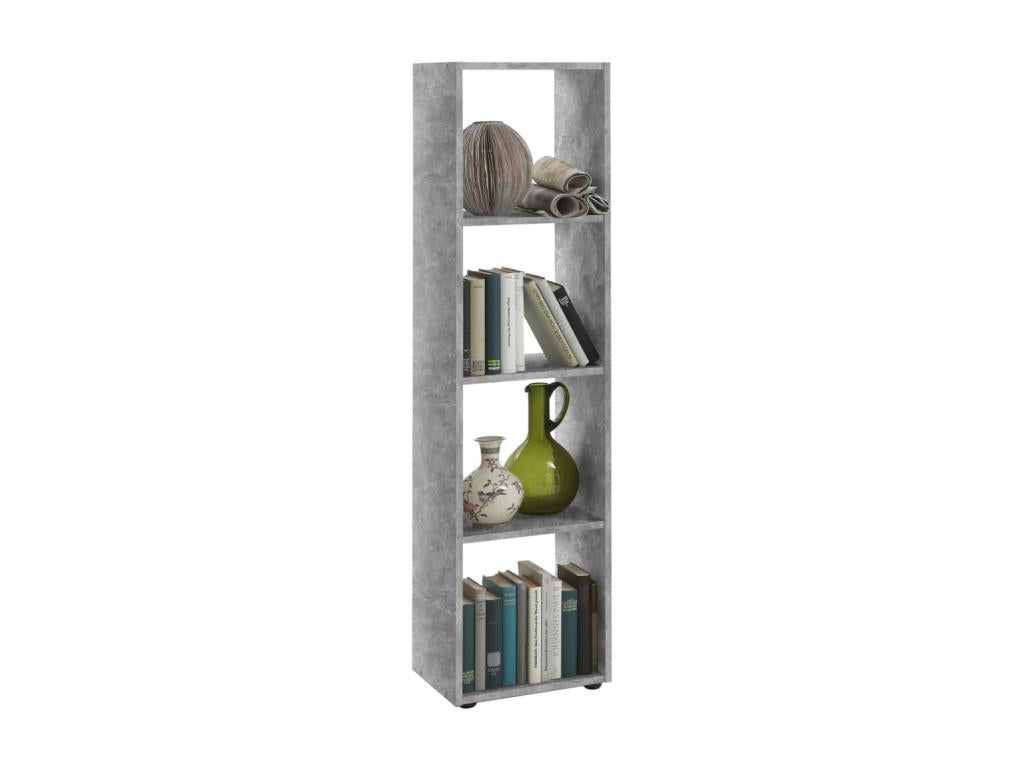 Etagère 4 Niveaux Design 140cm Gris XWGT67425