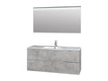 Ensemble de salle de bain 3 pièces Lysvia ciment KXTL44599