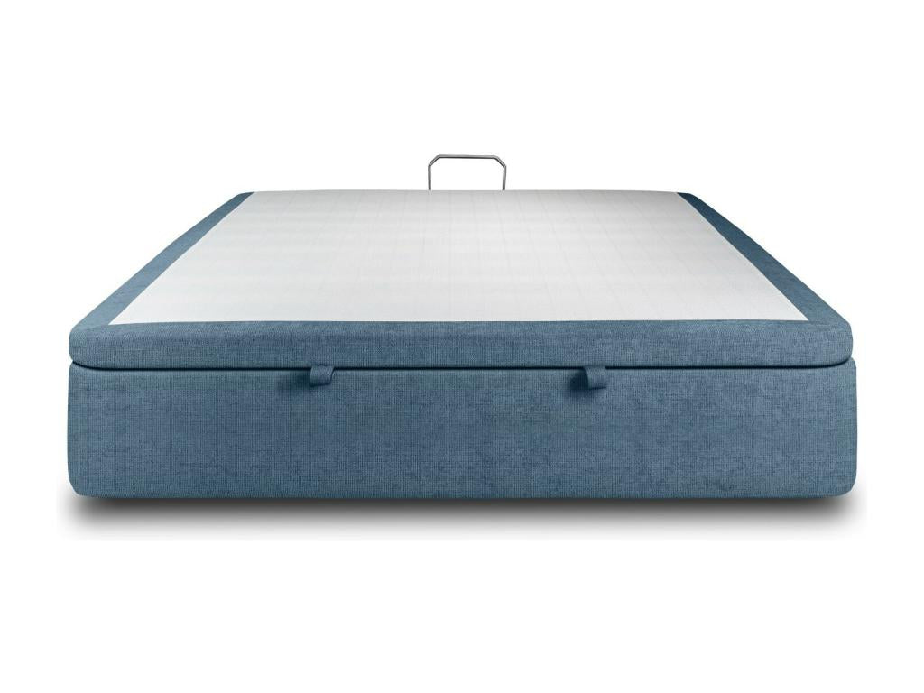 Sommier Coffre Tissu Bleu 140x200 H39cm UZJX85387