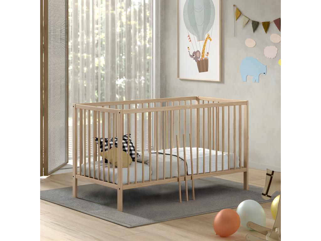 Lit évolutif 70x140 sommier inclus Lysvia Bois WNQJ70444