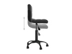 Chaise pivotante de bureau Noir Velours WMKR83129