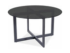 Table basse ronde - - D 80 x H 42 cm - Noir QHAW45166