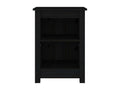 Table de chevet Noir 40x35x55 cm Bois de pin solide VCUQ32965