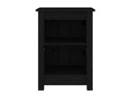 Table de chevet Noir 40x35x55 cm Bois de pin solide VCUQ32965