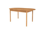 Dormeva - Table ovale à rallonges en chêne sauvage huilé naturel 90x160 SGKT15360