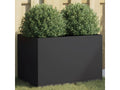 Jardinière noir 62x40x39 acier laminé à froid PXUX26293