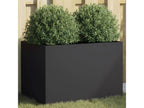 Jardinière noir 62x40x39 acier laminé à froid PXUX26293
